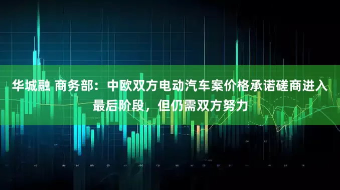 华城融 商务部：中欧双方电动汽车案价格承诺磋商进入最后阶段，但仍需双方努力