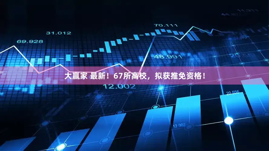 大赢家 最新！67所高校，拟获推免资格！