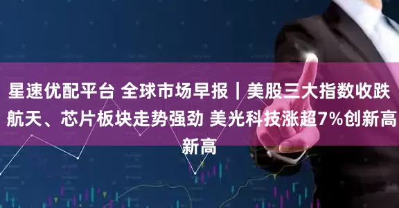 星速优配平台 全球市场早报｜美股三大指数收跌 航天、芯片板块走势强劲 美光科技涨超7%创新高